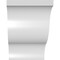 Ekena Millwork 5 1/2-in. W x 8-in. D x 8-in. H Funston Architectural Grade PVC Knee Brace BRCP055X08X08FST - alternate 4